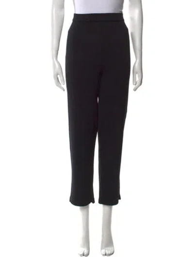 Pre-owned St John Wide Leg Pants In Black