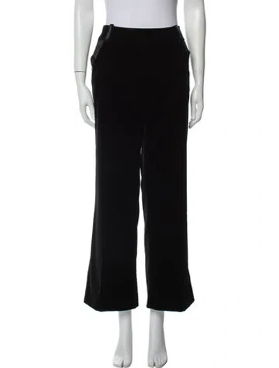 Pre-owned St John Wide Leg Pants In Black