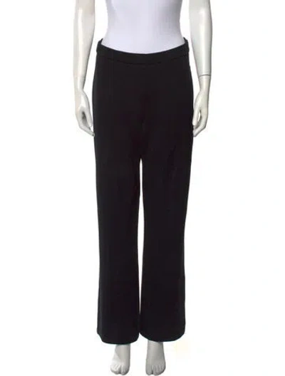 Pre-owned St John Wide Leg Pants In Black