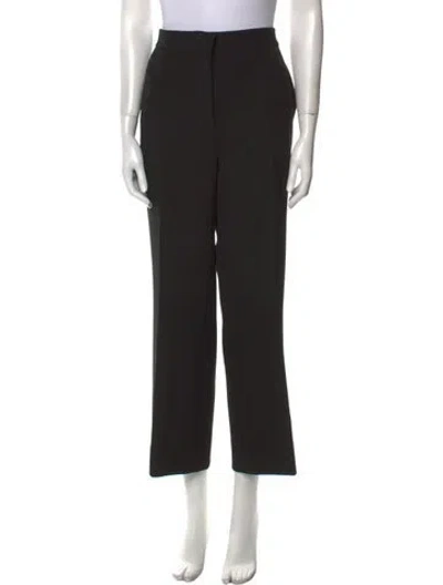 Pre-owned St John Wide Leg Pants In Black