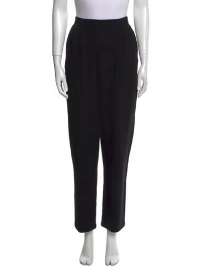 Pre-owned St John Wide Leg Pants In Black