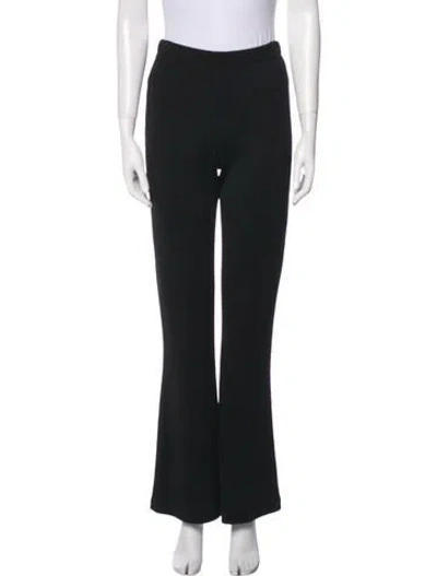 Pre-owned St John Wide Leg Pants In Black