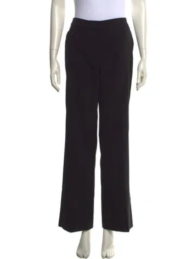 Pre-owned St John Wide Leg Pants In Black