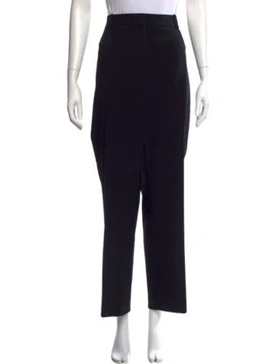 Pre-owned St John Wide Leg Pants In Black