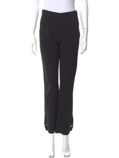 Pre-owned St John Wide Leg Pants In Black