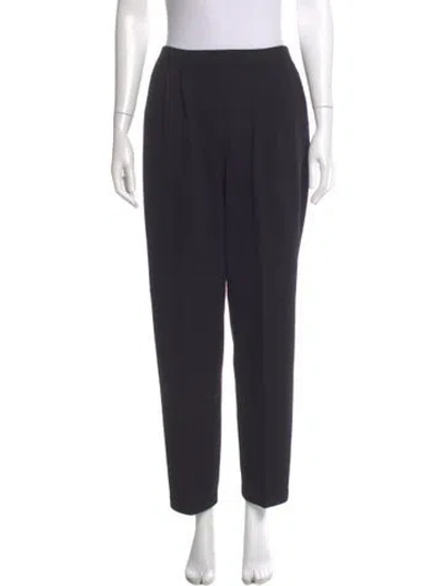 Pre-owned St John Wide Leg Pants In Black
