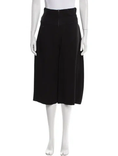 Pre-owned St John Wide Leg Pants In Black
