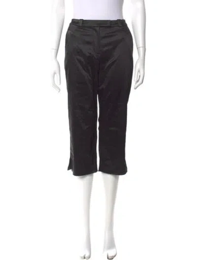 Pre-owned St John Wide Leg Pants In Black