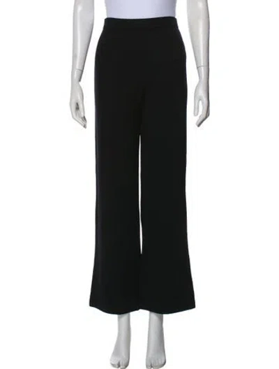 Pre-owned St John Wide Leg Pants In Black