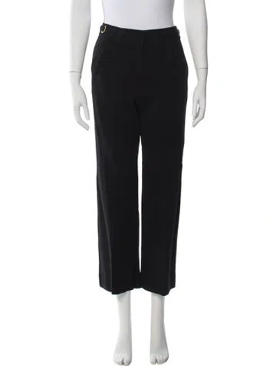 Pre-owned St John Wide Leg Pants In Black