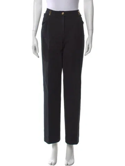 Pre-owned St John Wide Leg Pants In Black