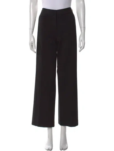 Pre-owned St John Wide Leg Pants In Black