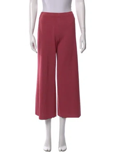 Pre-owned St John Wide Leg Pants In Black