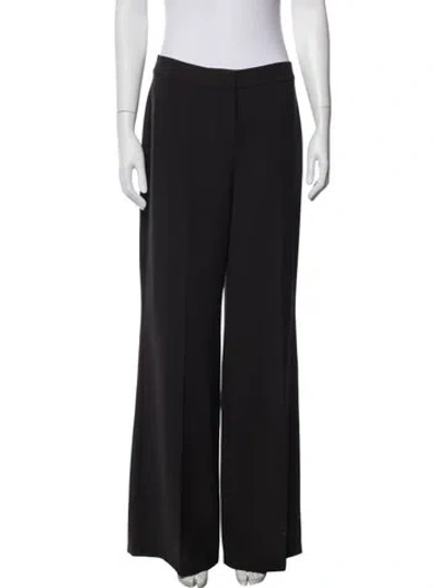 Pre-owned St John Wide Leg Pants In Black
