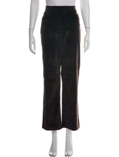 Pre-owned St John Wide Leg Pants In Black