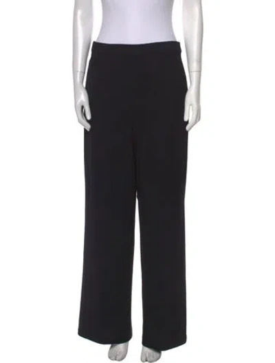 Pre-owned St John Wide Leg Pants In Blue