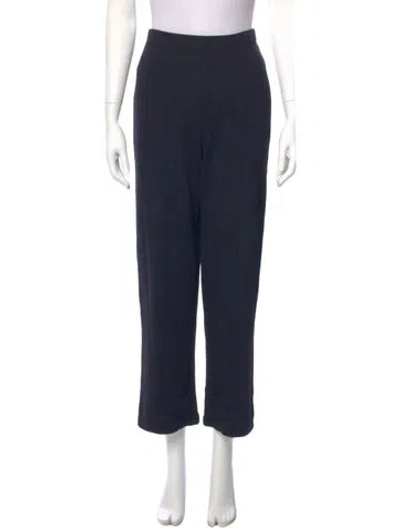 Pre-owned St John Wide Leg Pants In Blue