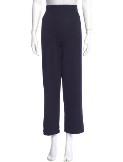 Pre-owned St John Wide Leg Pants In Blue