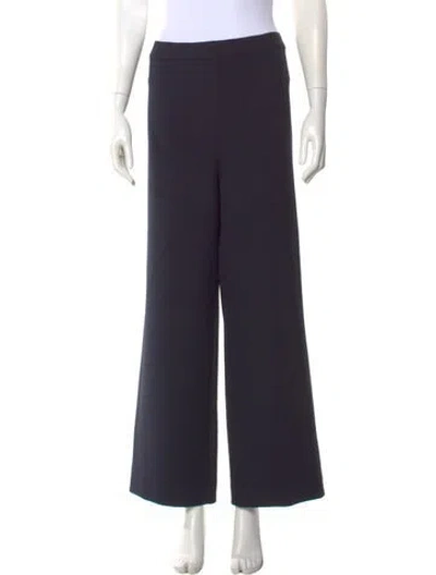Pre-owned St John Wide Leg Pants In Blue