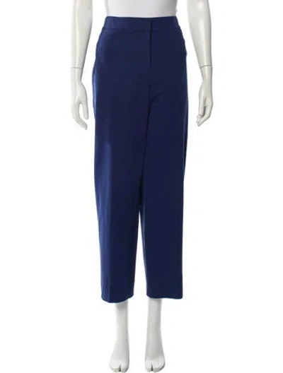 Pre-owned St John Wide Leg Pants In Blue