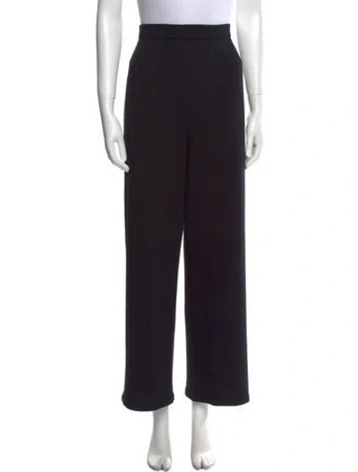Pre-owned St John Wide Leg Pants In Blue