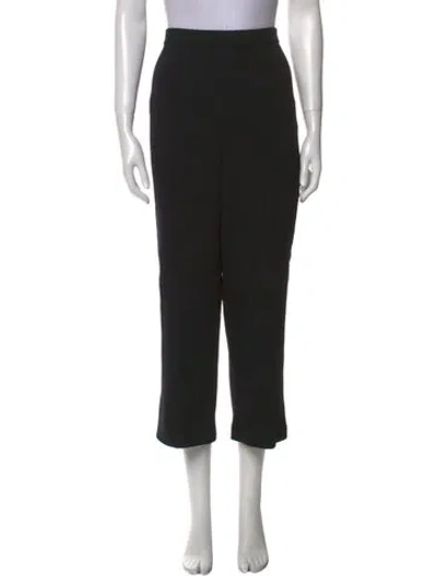 Pre-owned St John Wide Leg Pants In Blue