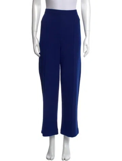 Pre-owned St John Wide Leg Pants In Blue