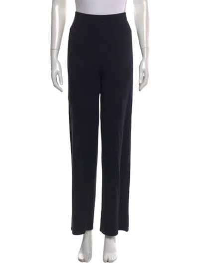 Pre-owned St John Wide Leg Pants In Blue