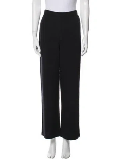 Pre-owned St John Wide Leg Pants In Blue