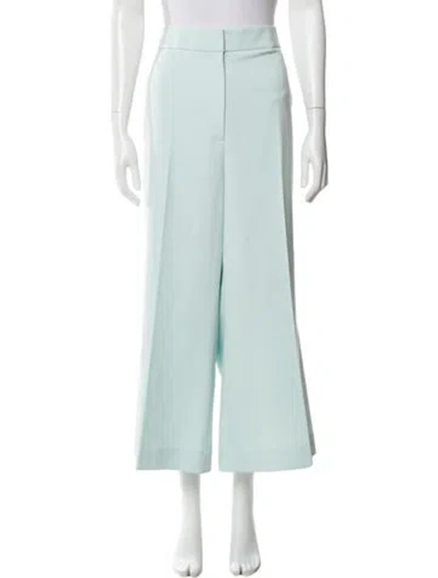 Pre-owned St John Wide Leg Pants In Blue