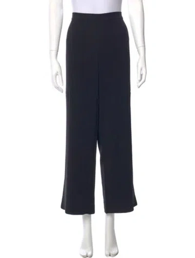 Pre-owned St John Wide Leg Pants In Blue