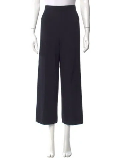 Pre-owned St John Wide Leg Pants In Blue