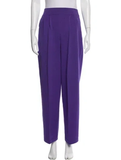 Pre-owned St John Wide Leg Pants In Blue