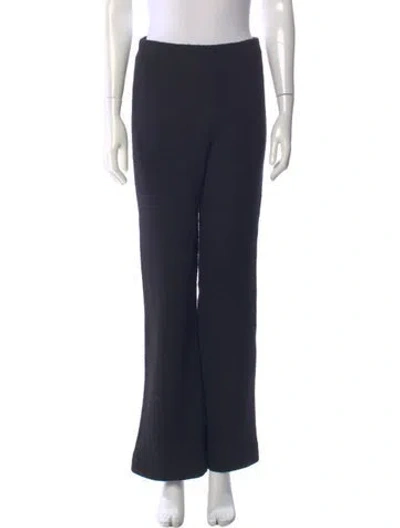 Pre-owned St John Wide Leg Pants In Blue