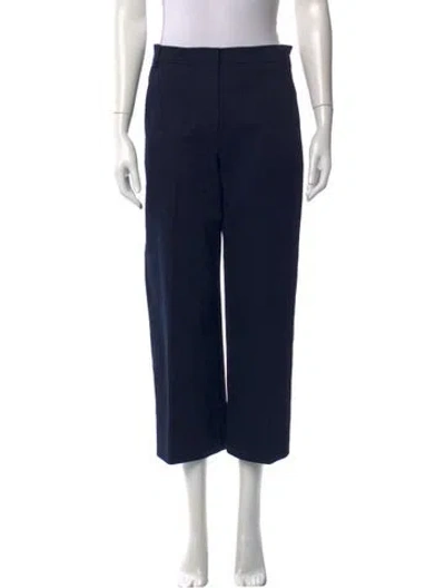 Pre-owned St John Wide Leg Pants In Blue