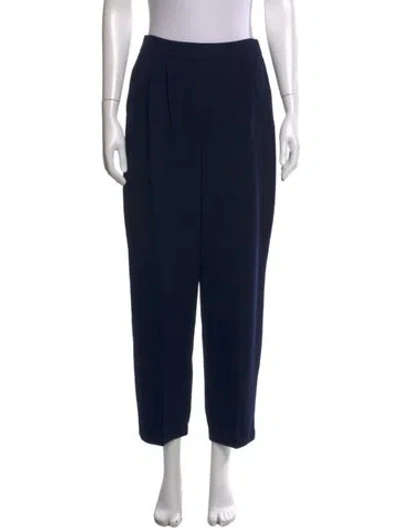 Pre-owned St John Wide Leg Pants In Blue