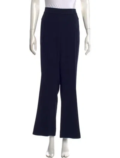 Pre-owned St John Wide Leg Pants In Blue