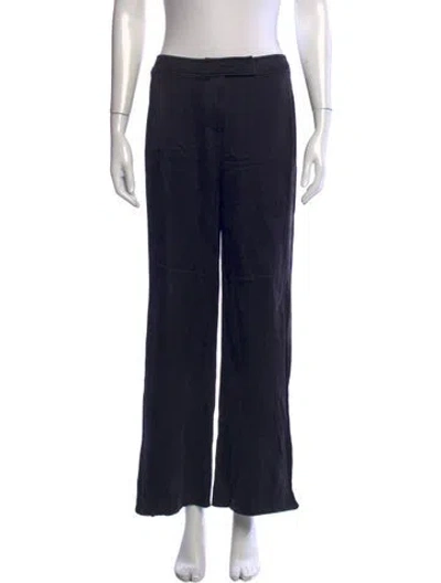 Pre-owned St John Wide Leg Pants In Blue
