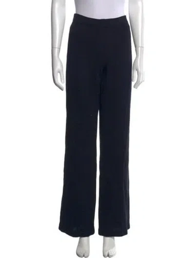 Pre-owned St John Wide Leg Pants In Blue