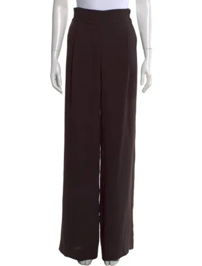 Pre-owned St John Wide Leg Pants In Brown