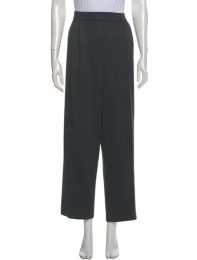 Pre-owned St John Wide Leg Pants In Gray