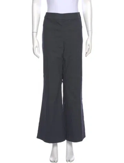 Pre-owned St John Wide Leg Pants In Gray