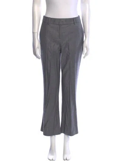 Pre-owned St John Wide Leg Pants In Gray