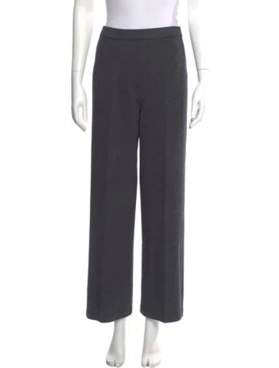 Pre-owned St John Wide Leg Pants In Gray