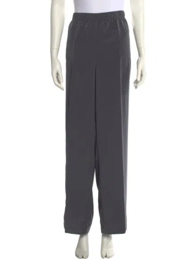 Pre-owned St John Wide Leg Pants In Gray