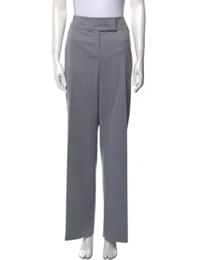 Pre-owned St John Wide Leg Pants In Gray