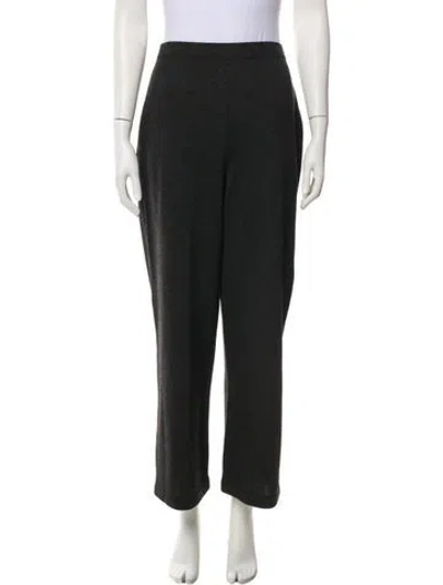 Pre-owned St John Wide Leg Pants In Gray