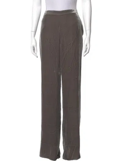Pre-owned St John Wide Leg Pants In Gray
