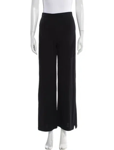 Pre-owned St John Wide Leg Pants In Gray
