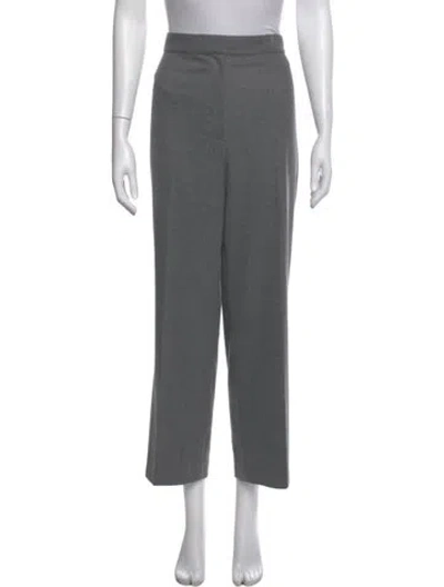Pre-owned St John Wide Leg Pants In Gray